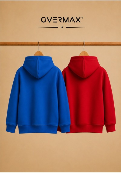 Overmax Çocuk 2 Li Sweatshirt Takımı 3-12 Yaş Saks Mavi-kırmızı - 917353073 Saks Mavi-kırmızı