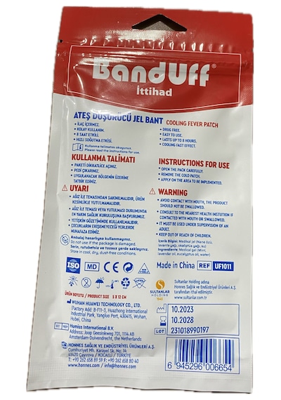 Banduff Ates Düşürücü Bant 3lü