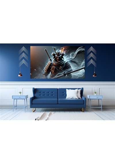 Ti-play Büyücü Shogun 60x90cm Modern Samuray Pvc Çerçevesiz Tablo