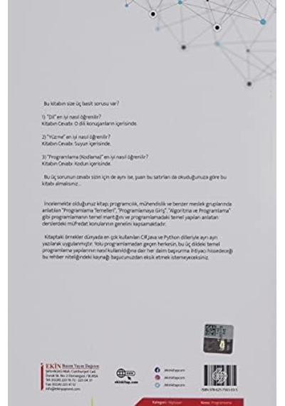 C Java Ve Python İle Programlamaya Dalış: Uygula-öğren-geliştir