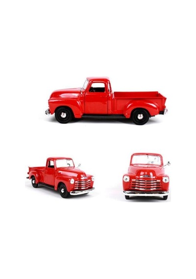 Maisto 1950 Chevrolet 3100 Pickup 1 24 Kırmızı Model Araba