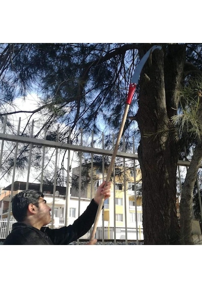 6185 Yüksek Dal Ağaç Budama Testeresi 35 Cm Sırığa Takılabilir