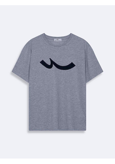 Ltb Jamabe Gri Erkek Sıfır Yaka Kısa Kol T-shirt 1225841866089203 Gri Açık
