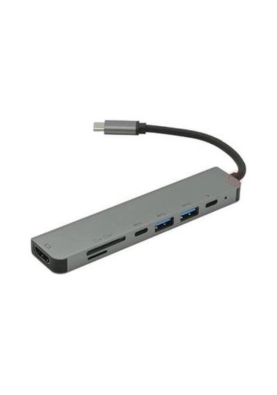 Frisby Fa-7662tc Usb Type-c - Hdmı + Sd-tf + Usb 3.0 Adaptör + Pd Şarj Kdo