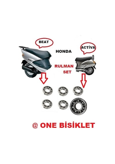 Honda Activa Ve Beat Şanzıman Rulman Seti