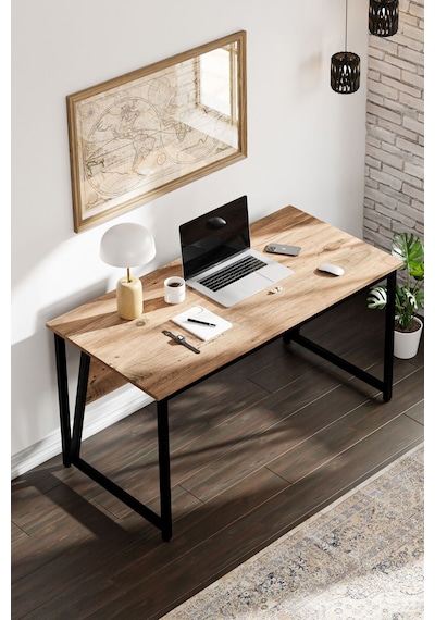 Ms2 Çalışma Masası,ofis Masası - 70x140 Cm - Çam Ms2 - 140 - Çam