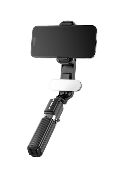 102cm Rgb Takçıkar Işık Akıllı Tripod Gimbal Hareketli Kumandalı Video Selfie Tripod Telefon Tutucu