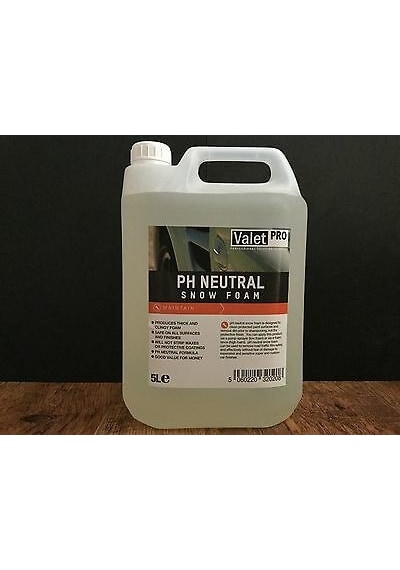 Valet Pro Ph Neutral Snow Foam Güvenli Yıkama Köpüğü 5  Lt