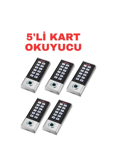 Sr-211 Mf-w Parmak İzi Kart Okuyucu 13.56 Mhz Ip68 Şifreli Biyometrik Geçiş Kontrol Sistemi 10000 Kullanıcı 5 Adet