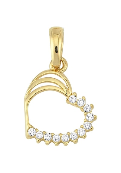 Goldkupe 14 Ayar Taşlı Kalp Altın Kolye Ucu 0,57 Gr-3257