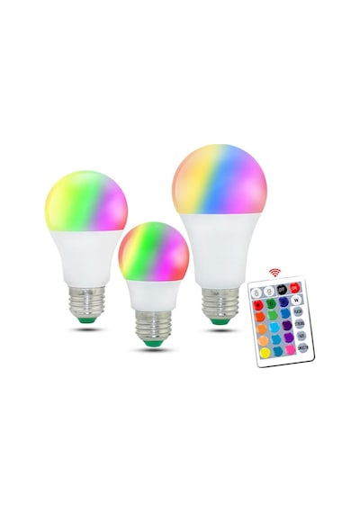 E27 Smart Uzaktan Kumanda Rgb Led Ampul 16 Renk Değiştirme Magic