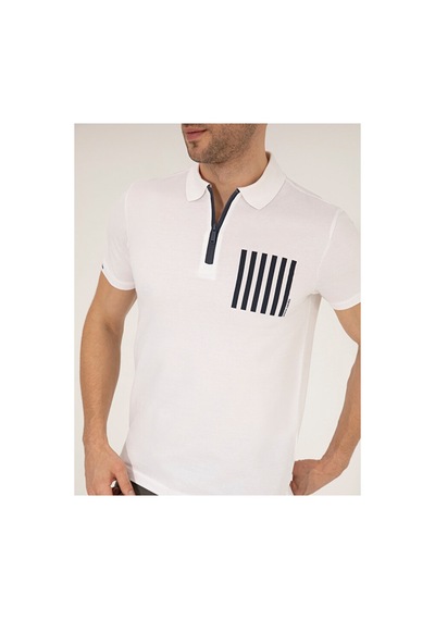 Pierre Cardin Slim Fit Fermuarlı Polo Yaka Tişört 50263932-vr013 Renkli