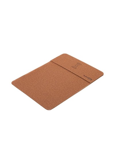 Mas Kablosuz Şarj Mouse Pad Kahverengi