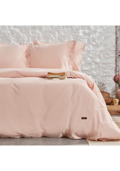Yataş Bedding Plain Battal Boy Ranforce Nevresim Takımı - Blush Taş