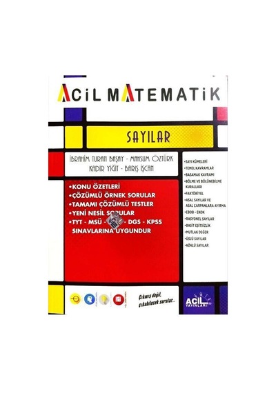 Tyt Acil Matematik Sayılar Acil Yayınları