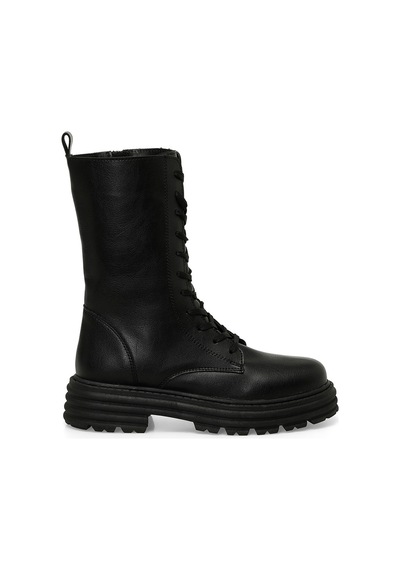 Butigo 24k-1028 4pr Siyah Kadın Biker Bot 000000000101925270 Siyah