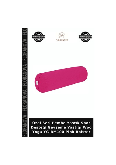 Özel Seri Pembe Yastık Spor Desteği Gevşeme Yastığı Woo Yoga Yg-bm100 Pink Bolster
