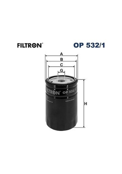Fıltron Op532.1 Yağ Filtresi Ford Escort/focus/mondeo/mazda 1.25-1.4-1.6 Benzin Uzun Tip Eski Model 978m 6714 B7a-978m 6714 B4a Adet