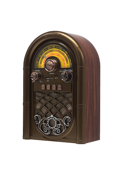 Raiseng R-1950btl Ahşap Görünümlü Retro Radyo - Nostaljik Tasarım Bluetooth Hoparlör
