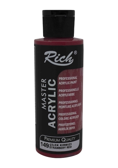 Master Acrylic Akrilik Boya 149 Çilek Kırmızı 120 Cc
