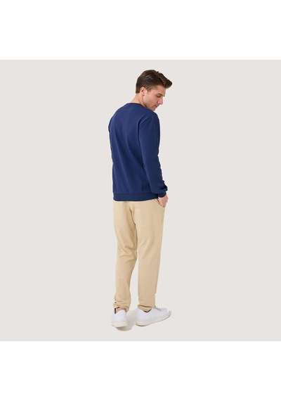 Antrasit Fila Erkek Bisiklet Yaka Sweatshirt Deva Fam0570 Antrasit