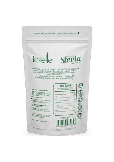 Fibrelle Double Zero Slim Sweetener 240 g 2 Paket