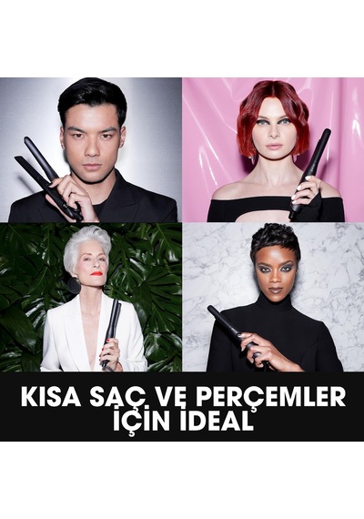 Mini İnce Plakalı Saç Düzleştirici, Siyah