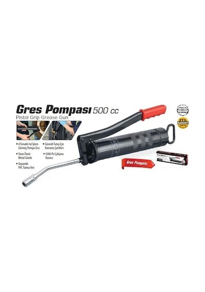 Sega Gres Pompası 500cc Gres Yag Basma Pompası Ürün