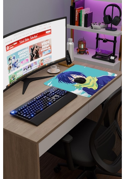 Noragami Kaymaz Dikişli Kauçuk Oyuncu Mousepad V4 - 48x40 Xl Gaming Mouse Pad Fare Altlığı