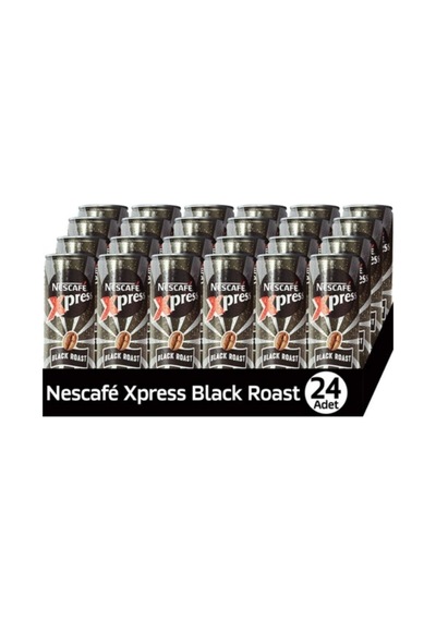 Nescafe Xpress Black Şekersiz Soğuk Kahve 24 x 250 ML