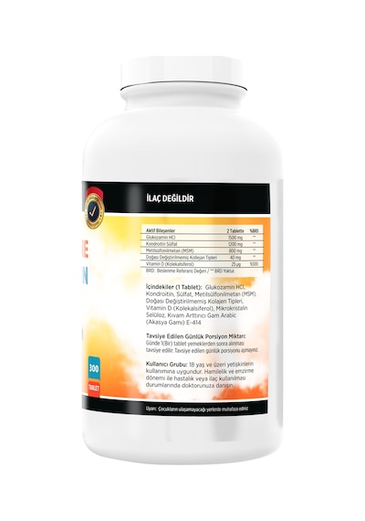 600 Tablet Glucosamine Chondroitin Msm Collagen Vitamin D