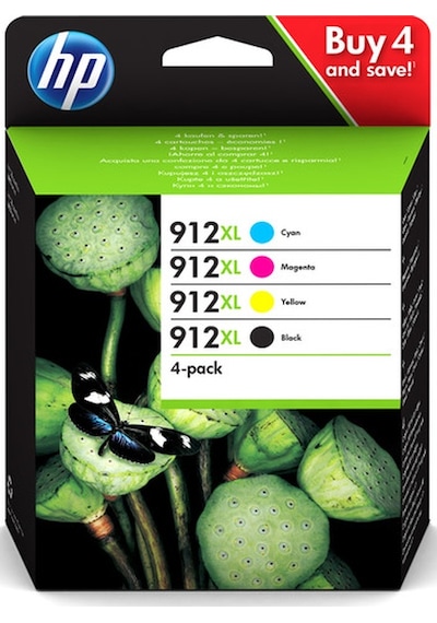Hp 912Xl 4 Renk Mürekkep Kartuş Seti