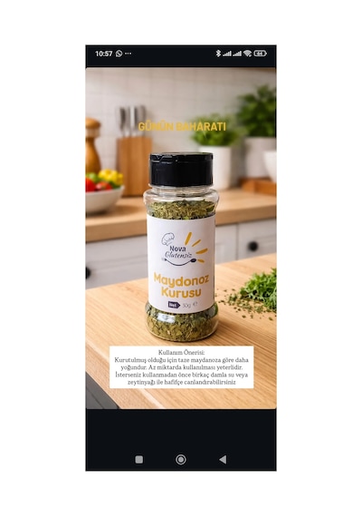 Glutensiz Maydanoz Kurusu 30 G
