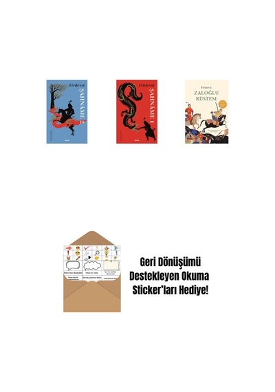 Şahnâme 2 + Şahnâme 1 Ciltli + Zaloğlu Rüstem + Okuma Sticker'ları
