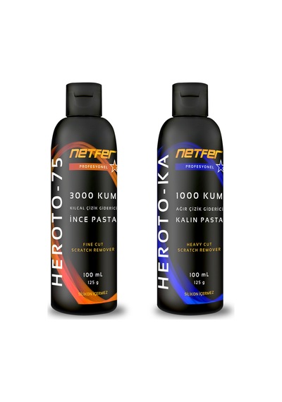 Netfer 2'li İnce Kalın Pasta Set - 2x100 Ml