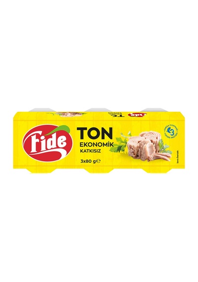 Fide Ekonomik Ton Balığı 3x80 G - 6 Adet Tarı