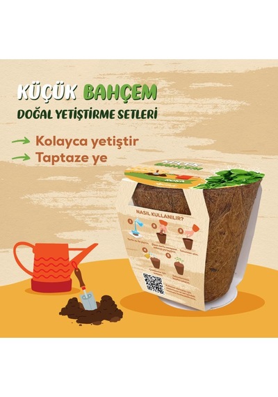 Küçük Bahçem Roka Tohumu Yetiştirme Seti