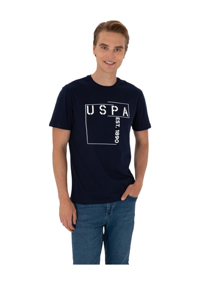 U.S. Polo Assn. Erkek Regular Fit Bisiklet Yaka Tişört Lacivert