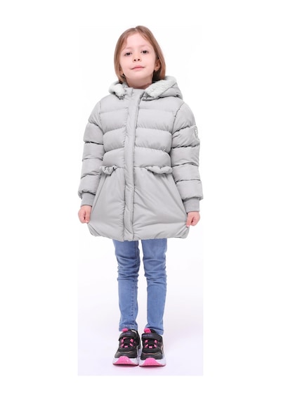 Benitto Kids Kız Bebek Çocuk Mont 51284-gri Gri