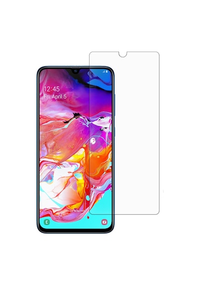 Samsung Uyumlu Galaxy A70 Kırılmaz Ekran Koruyucu Temperli Cam