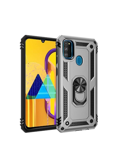 Samsung Galaxy Uyumlu M30S Yüzüklü Standli Vega Kilif Ekran Koruyucu 510433484