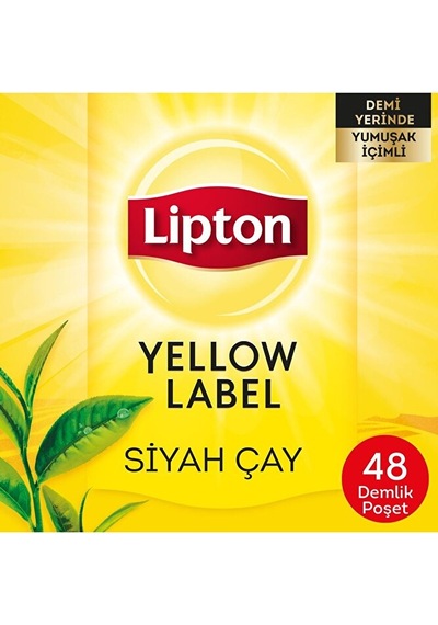 Lipton Yellow Label 48'li Demlik Poşet Çay X 3 Adet