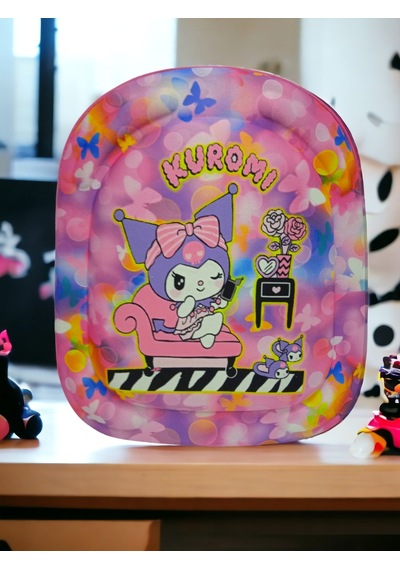 Kuromi Sanrio 3d Kabartmalı Anaokulu Kreş Ve Günlük Kullanım Çantası