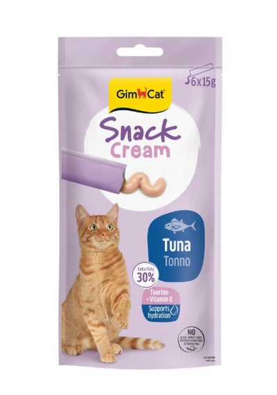 Gimcat Snack Cream Ton Balıklı Kedi Ödülü 6x15gr