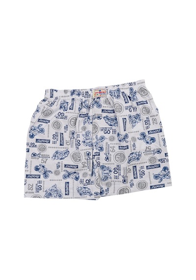 Ceylanoğlu 12'li Erkek Çocuk Emprime Boxer-339 Desenli