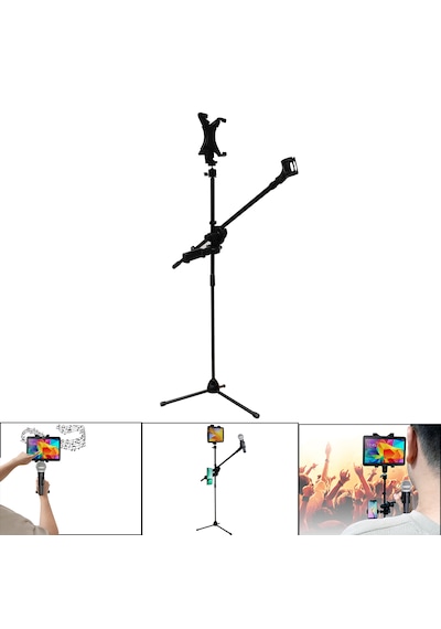 7in1 Set Mikrofontablet Ve Telefon Tutuculu Mikrofon Stand Al4533
