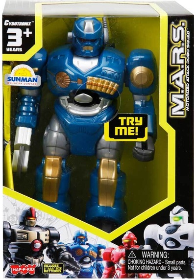 M.a.r.s. Sesli Ve Işıklı Yürüyen Robot 18 Cm.