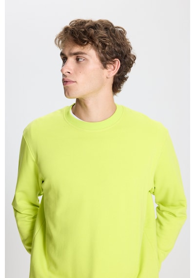 AC&Co / Altınyıldız Classics Erkek Acı Sarı Standart Fit Normal Kesim Bisiklet Yaka Pamuklu Sweatshirt Neon Sarı AC&Co / Altınyıldız Classics Erkek Acı Sarı Standart Fit Normal Kesim Bisiklet Yaka Pamuklu Sweatshirt Neon Sarı