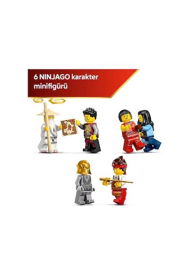 LEGO® NINJAGO® Dört Silah Demircisi 15. Yıl Dönümü 71858 - 14 Yaş ve Üzeri için 6 Minifigür İçeren Oyuncak Yapım Seti (1259 Parça)