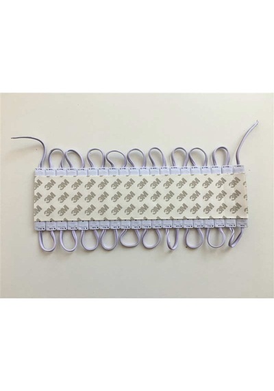 Parmak Led Beyaz 12V Su Geçirmez 20.Li 3M Bantlı Kesilebilir